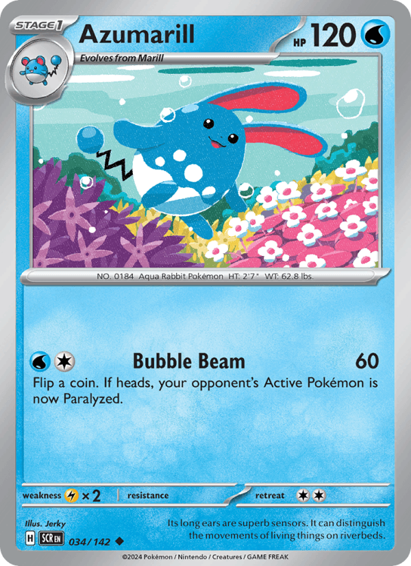 Azumarill - Stellar Crown 034/142