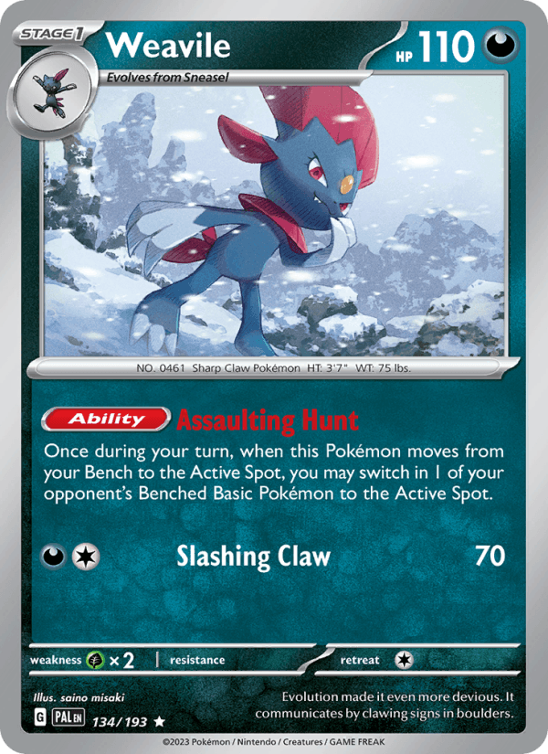 Weavile - Paldea Evolved 134/193