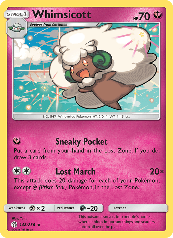 Whimsicott - Cosmic Eclipse 148/236