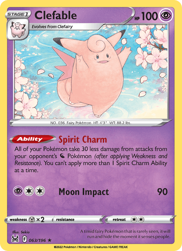 Clefable - Lost Origin 063/196