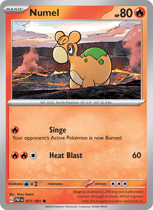 Numel - Paldean Fates 011/091