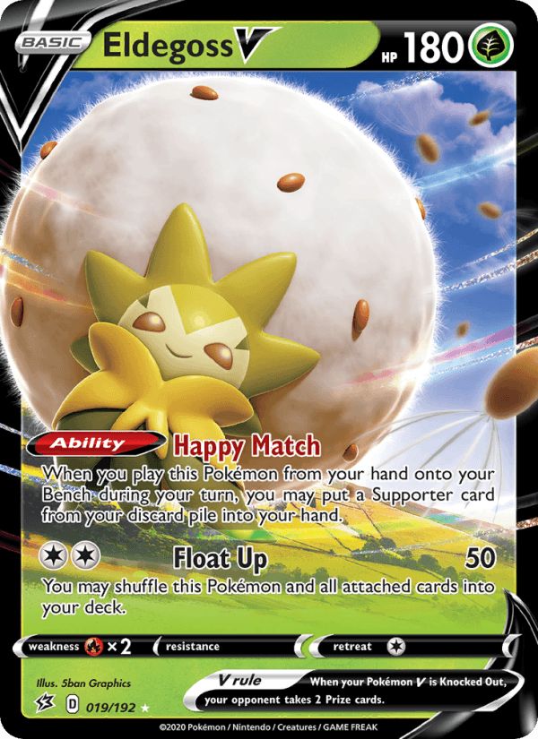 Eldegoss V - Rebel Clash 019/192