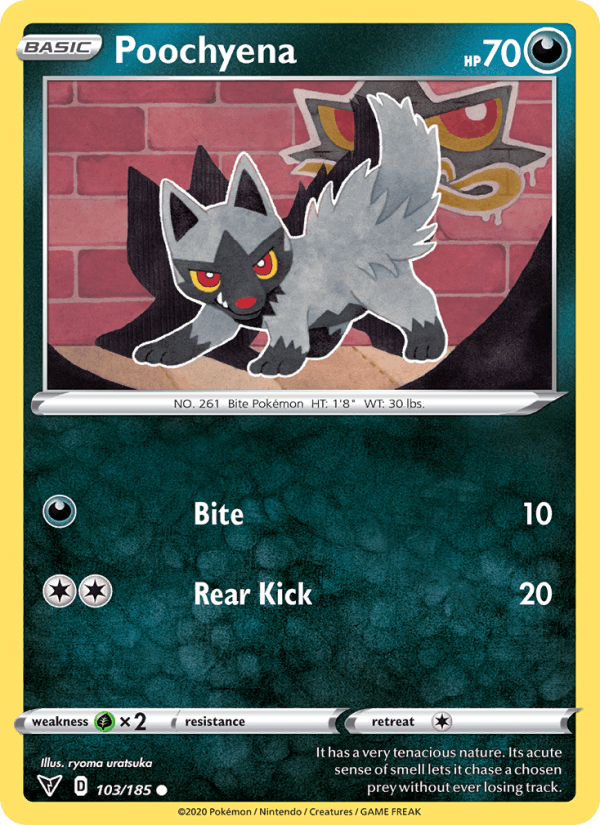 Poochyena - Vivid Voltage 103/185