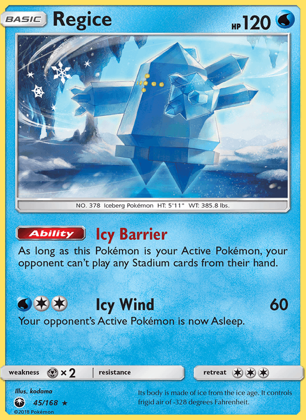 Regice - Celestial Storm 045/168