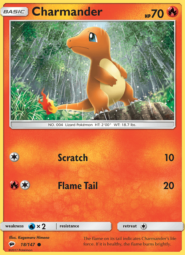 Charmander - Burning Shadows 018/147