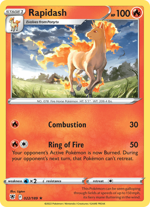 Rapidash - Astral Radiance 022/189