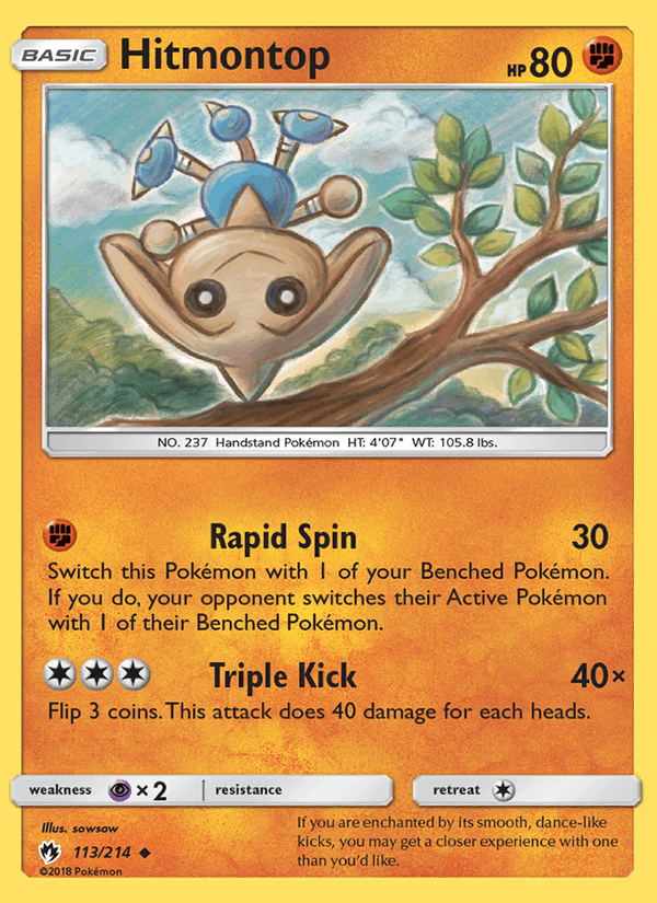 Hitmontop - Lost Thunder 113/214