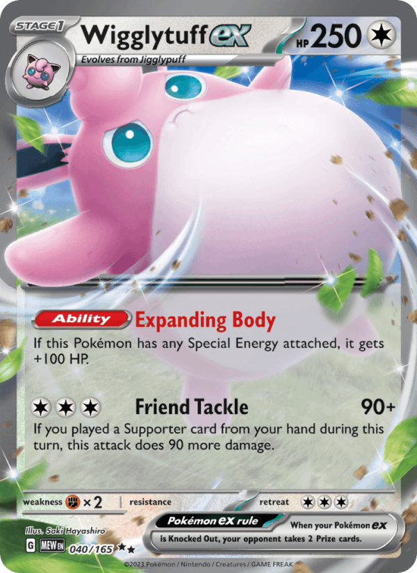 Wigglytuff ex - 151 040/165