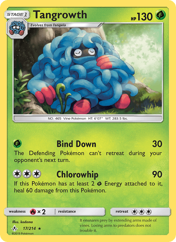 Tangrowth - Unbroken Bonds 017/214