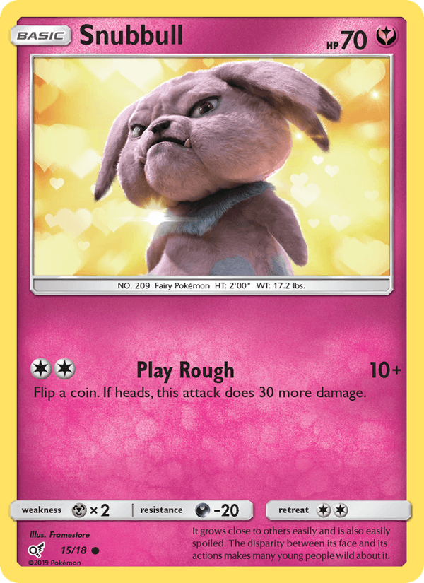 Snubbull - Detective Pikachu 015/018