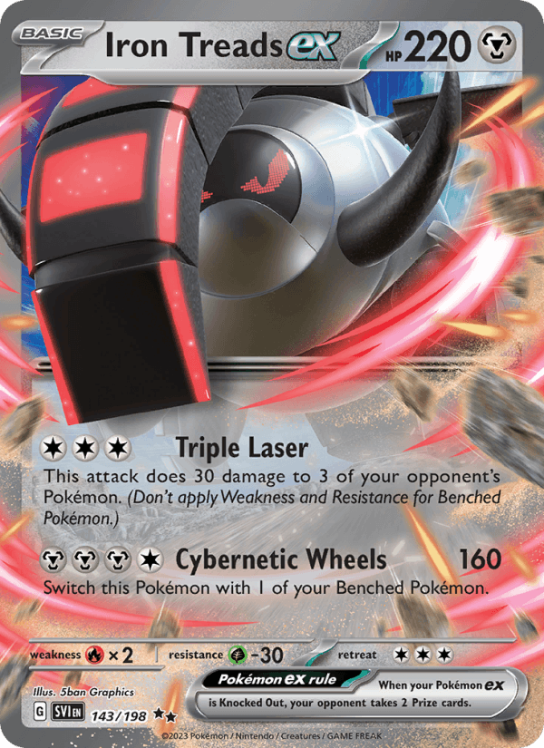 Iron Treads ex - Scarlet & Violet 143/198