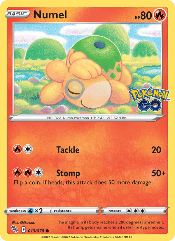 Numel - Pokémon GO 013/078