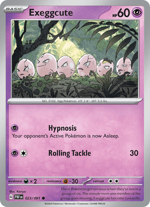 Exeggcute - Paldean Fates 023/091