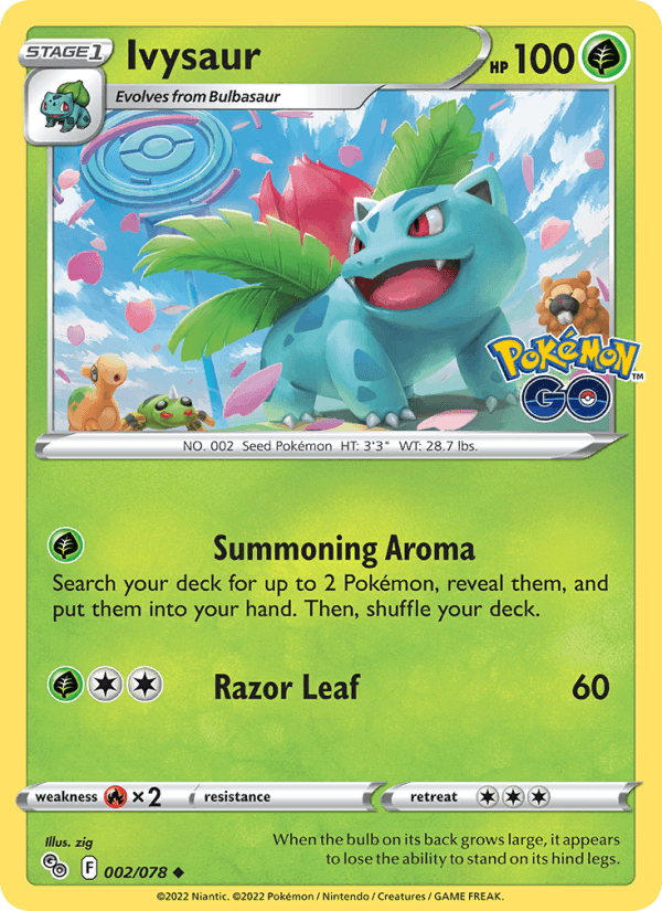 Ivysaur - Pokémon GO 002/078