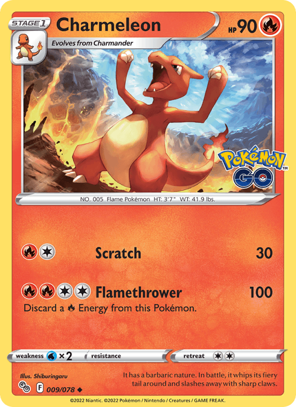 Charmeleon - Pokémon GO 009/078