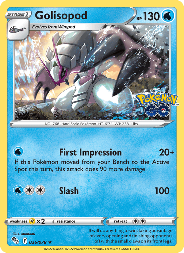 Golisopod - Pokémon GO 026/078