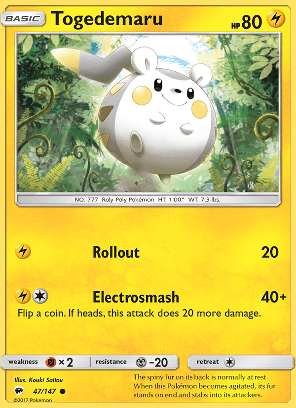 Togedemaru - Burning Shadows 047/147