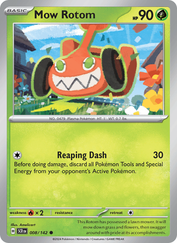 Mow Rotom - Stellar Crown 008/142