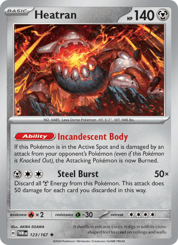Heatran - Twilight Masquerade 123/167