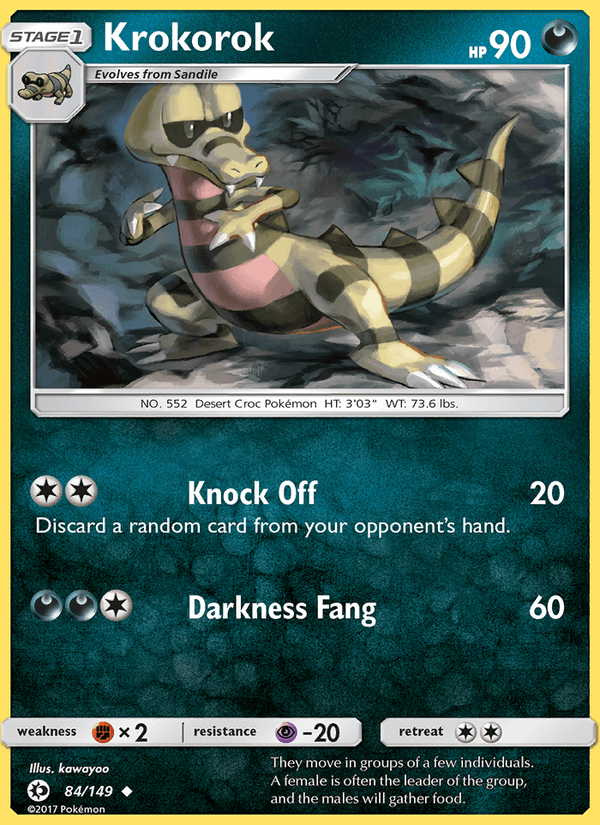 Krokorok - Sun & Moon 084/149