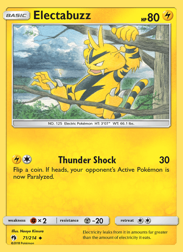 Electabuzz - Lost Thunder 071/214