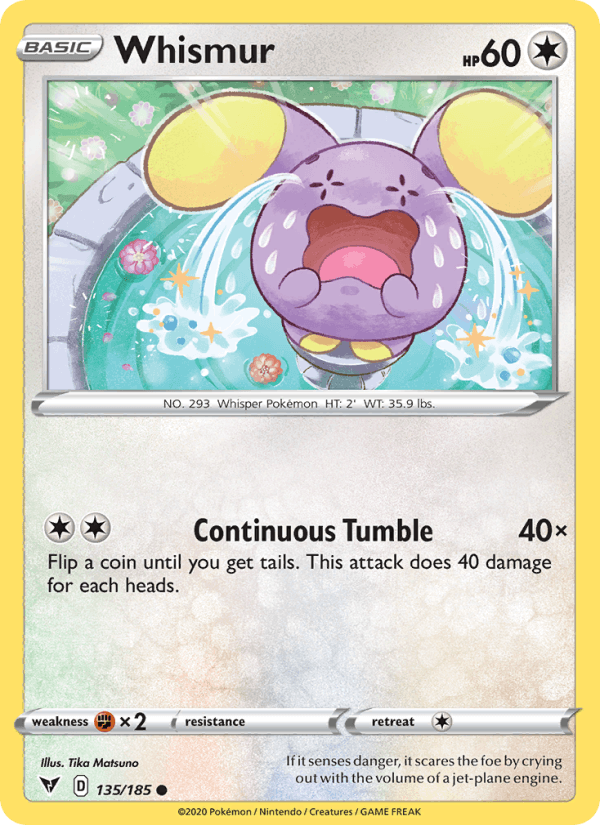 Whismur - Vivid Voltage 135/185