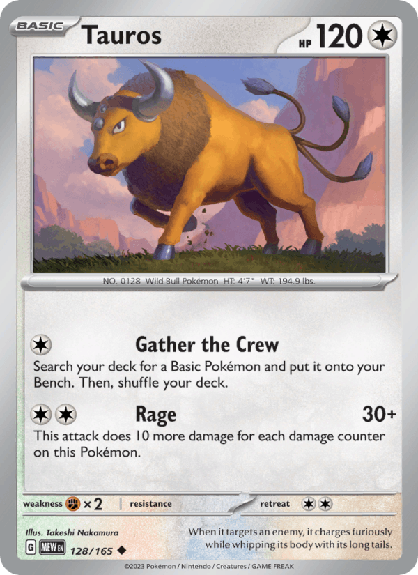 Tauros - 151 128/165
