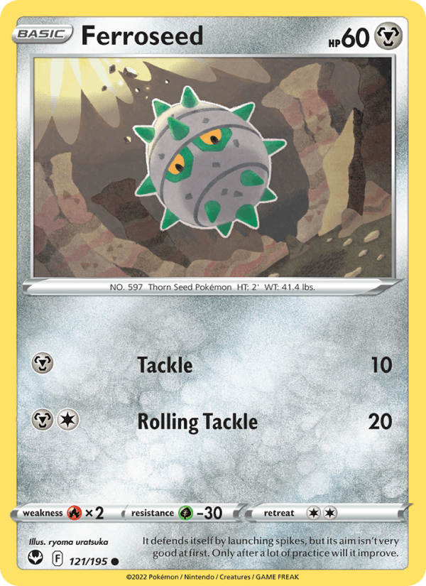 Ferroseed - Silver Tempest 121/195