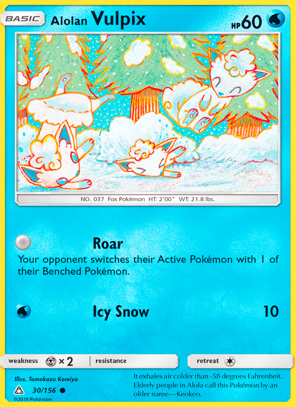 Alolan Vulpix - Ultra Prism 030/156