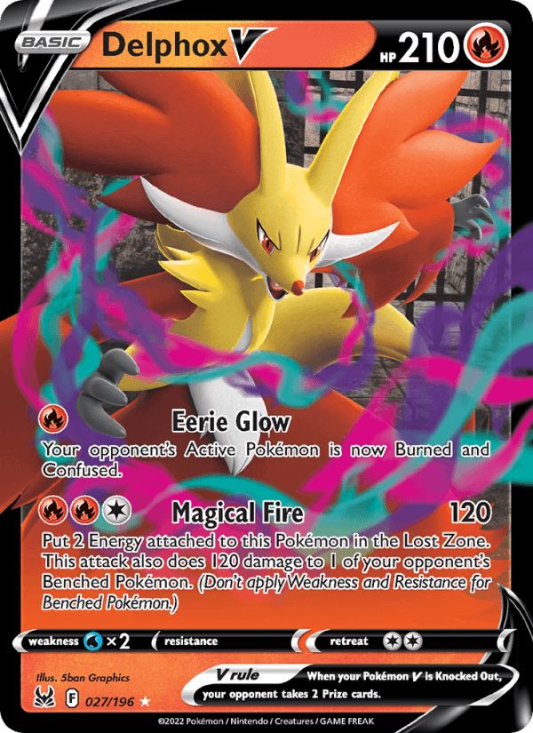 Delphox V - Lost Origin 027/196