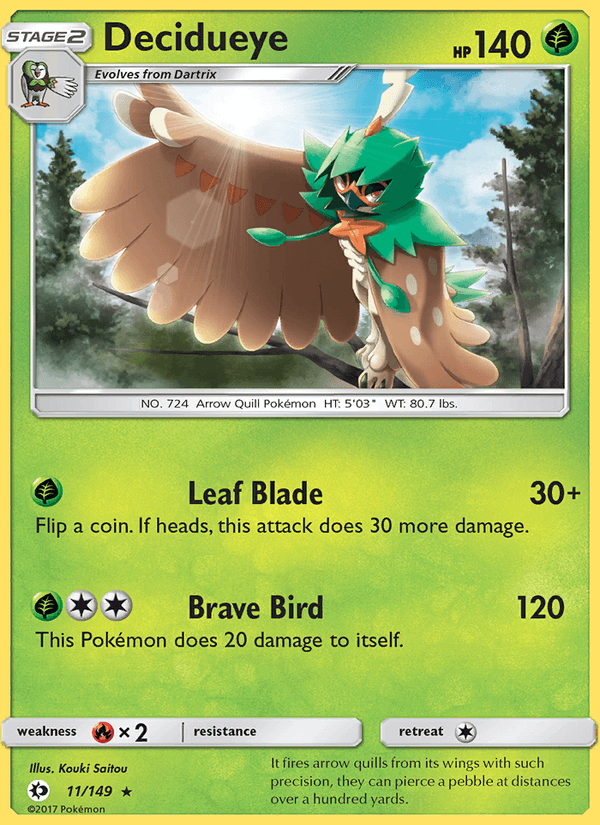 Decidueye - Sun & Moon 011/149