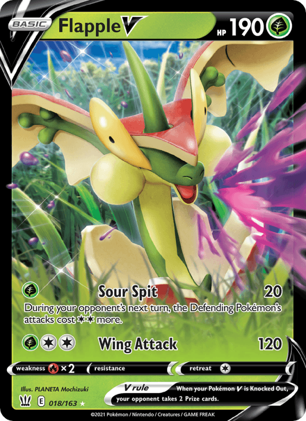 Flapple V - Battle Styles 018/163