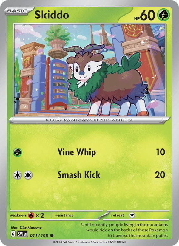 Skiddo - Scarlet & Violet 011/198
