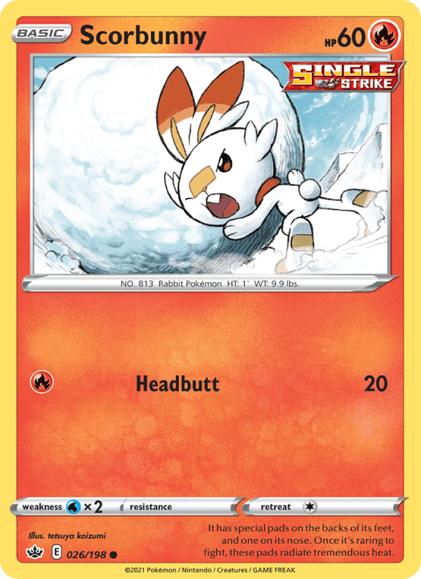 Scorbunny - Chilling Reign 026/198