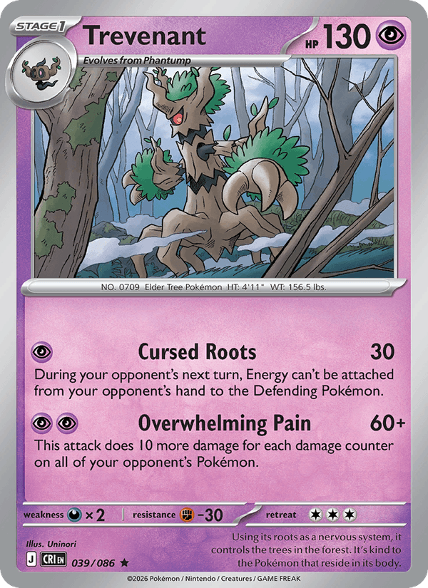 Trevenant - Chaos Rising 039/086