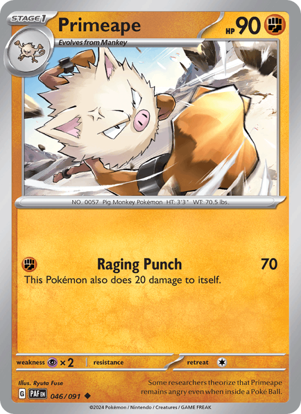 Primeape - Paldean Fates 046/091