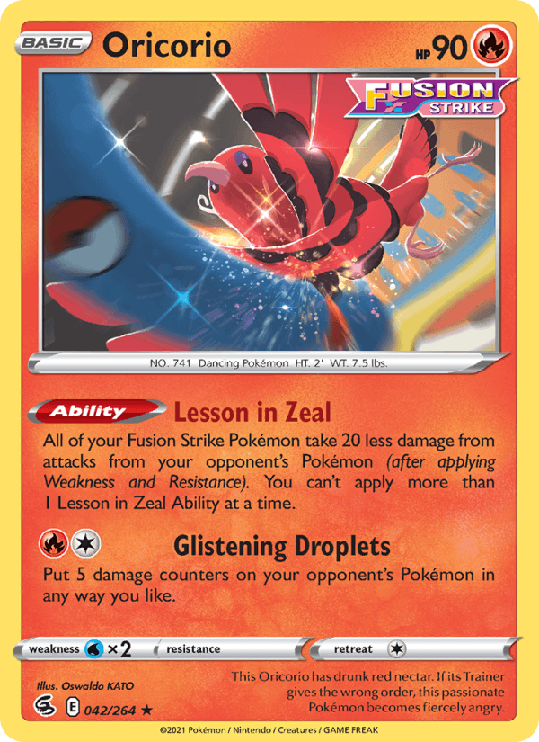Oricorio - Fusion Strike 042/264