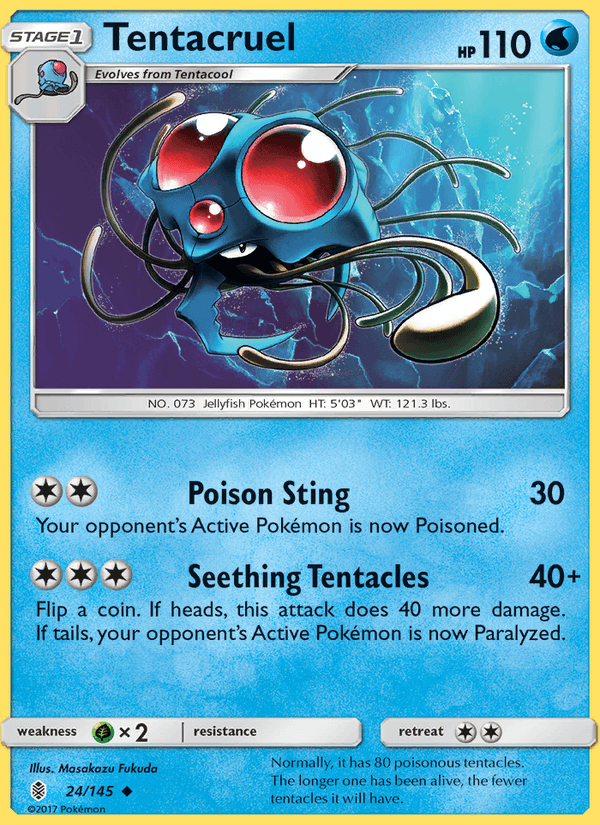 Tentacruel - Guardians Rising 024/145