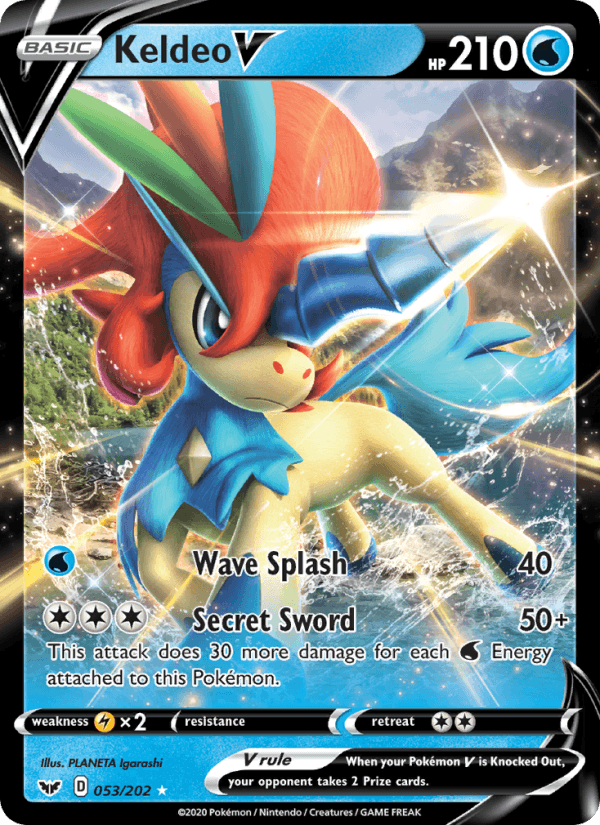 Keldeo V - Sword & Shield 053/202