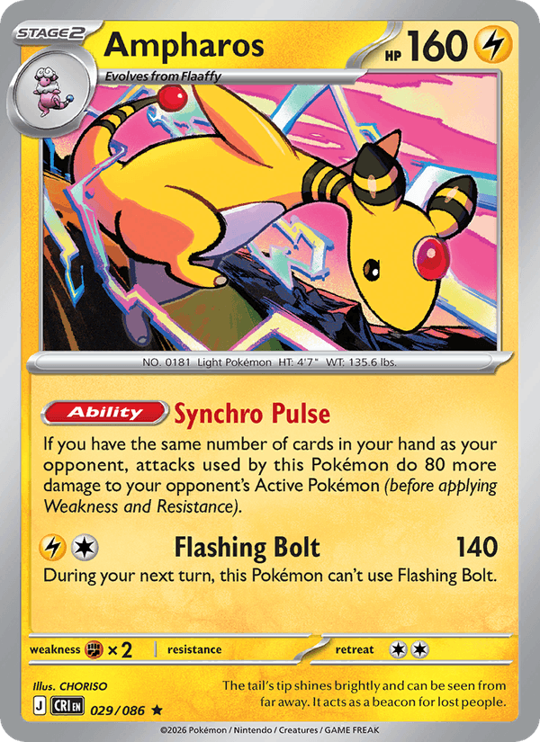 Ampharos - Chaos Rising 029/086