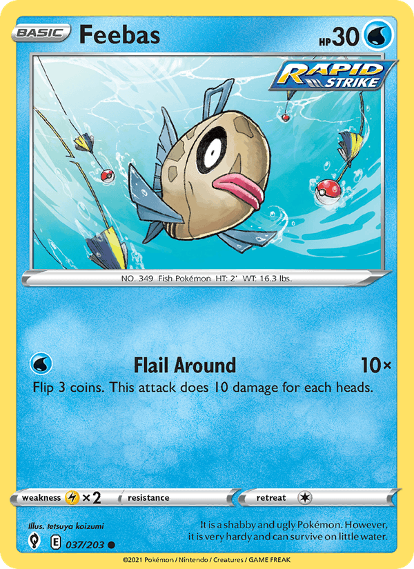 Feebas - Evolving Skies 037/203