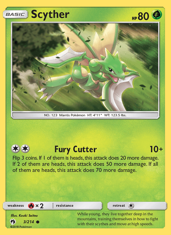 Scyther - Lost Thunder 003/214