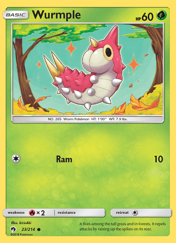 Wurmple - Lost Thunder 023/214