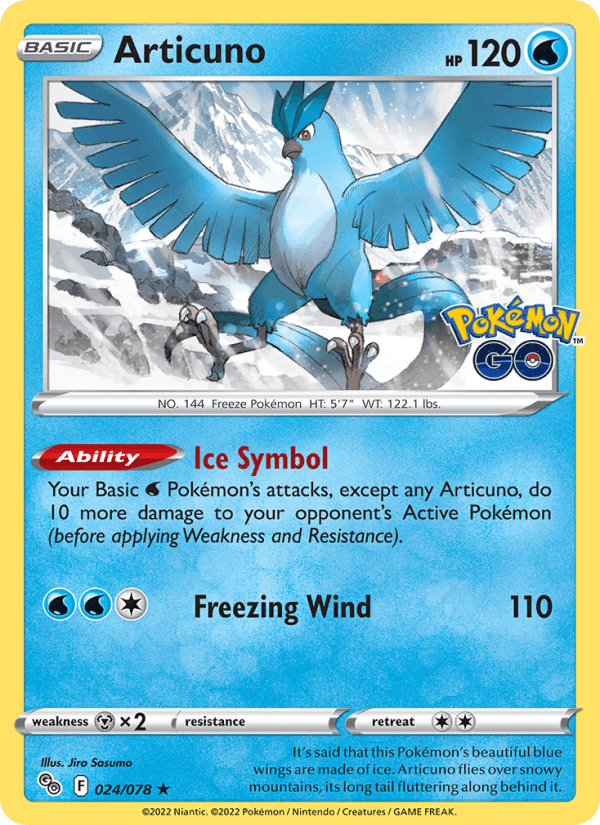 Articuno - Pokémon GO 024/078