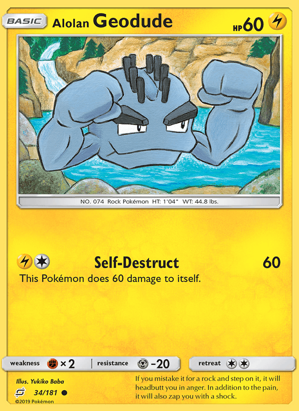 Alolan Geodude - Team Up 034/181