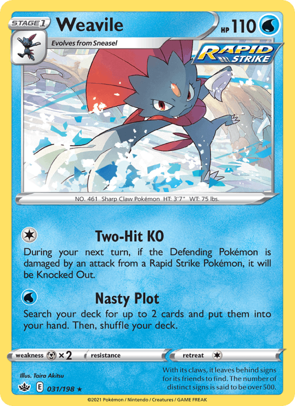 Weavile - Chilling Reign 031/198