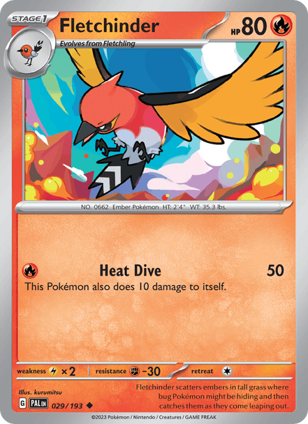 Fletchinder - Paldea Evolved 029/193