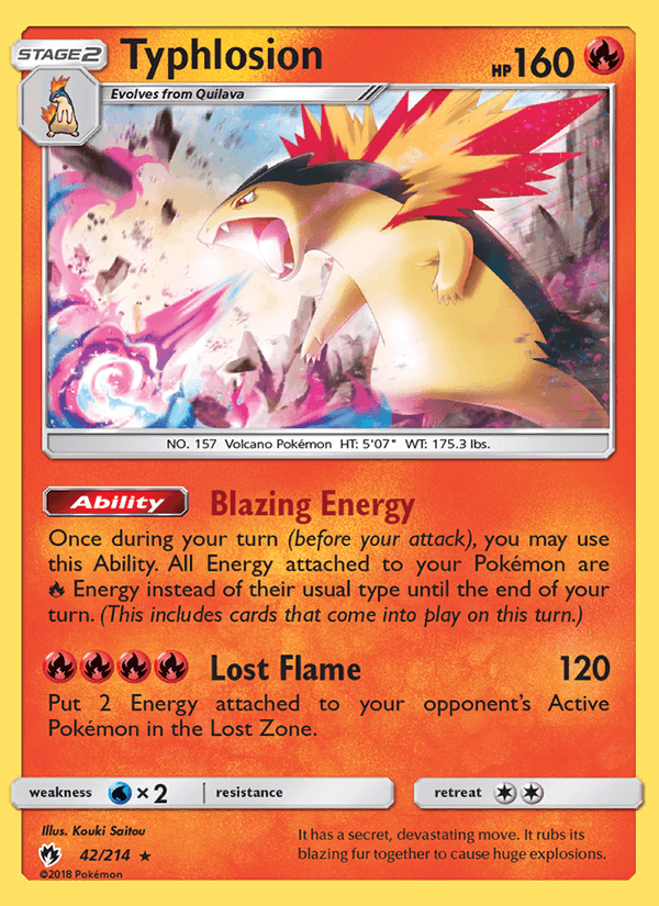 Typhlosion - Lost Thunder 042/214