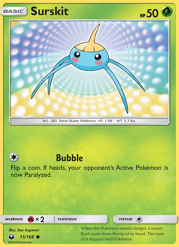 Surskit - Celestial Storm 015/168