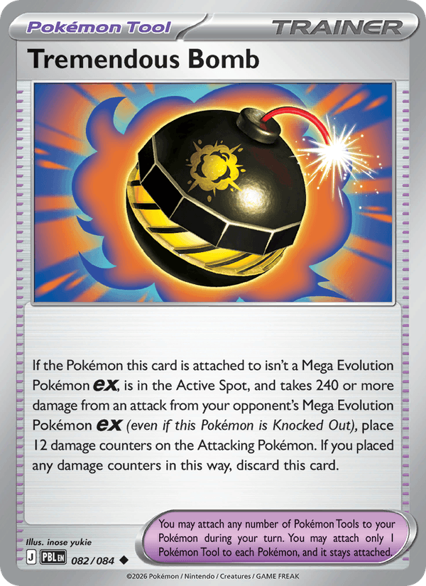 Tremendous Bomb - Pitch Black 082/084